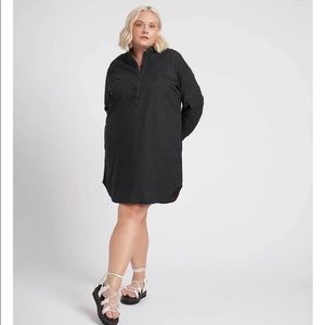 Universal Standard Hannah Denim Shirt Dress, sz 18